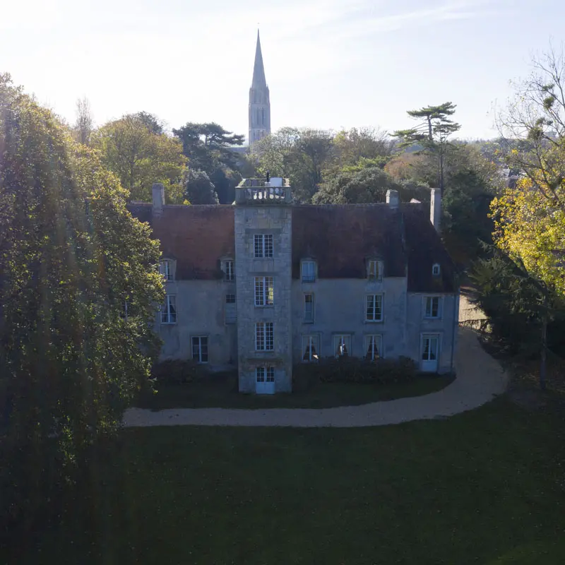 North facade Chateau Bernieres-sur-Mer